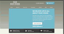 Desktop Screenshot of ironhorseoptometry.com